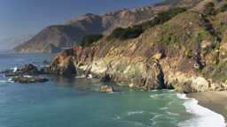 Rugged cliffs and emerald waters define this iconic stretch of the California coastline.